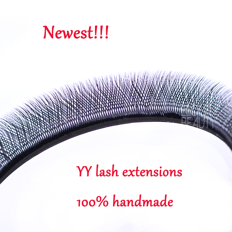 2018 newest volume YY eyelash extensions 100% hand woven wholesale China EL25